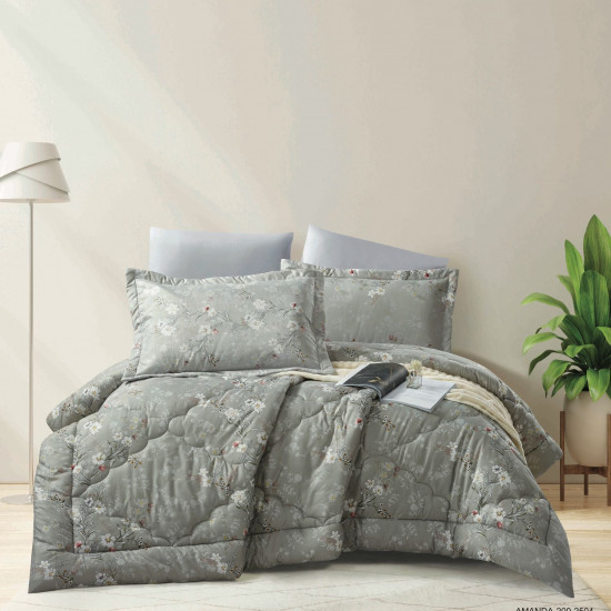 6-Piece Double Super King Size Comforter Set 6-Piece Double Super King Size Comforter Set