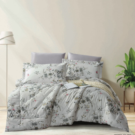 6-Piece Double Super King Size Comforter Set 6-Piece Double Super King Size Comforter Set