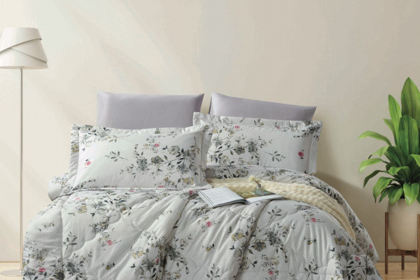 6-Piece Double Super King Size Comforter Set
