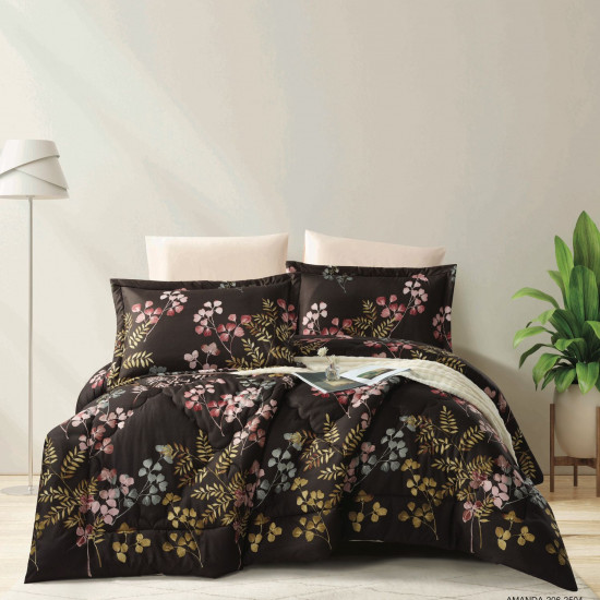 6-Piece Double Super King Size Comforter Set 6-Piece Double Super King Size Comforter Set