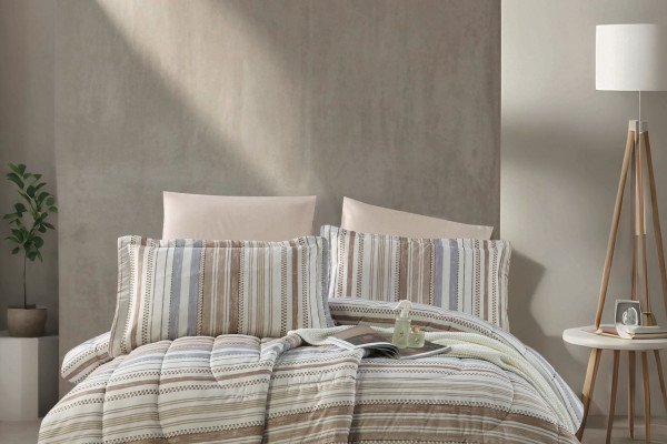 6-Piece Double Super King Size Comforter Set