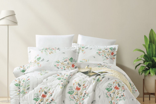 6-Piece Double Super King Size Comforter Set