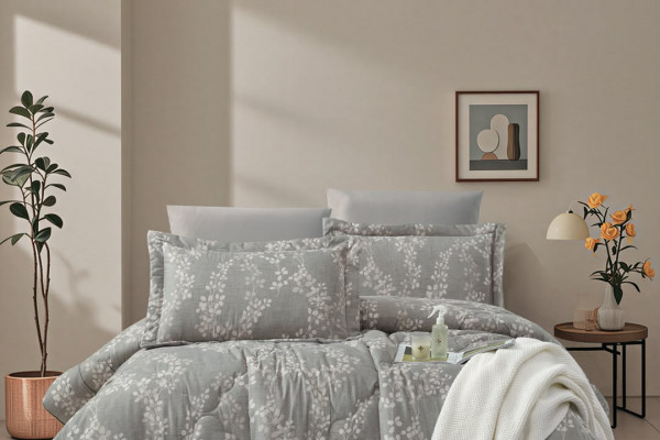 6-Piece Double Super King Size Comforter Set