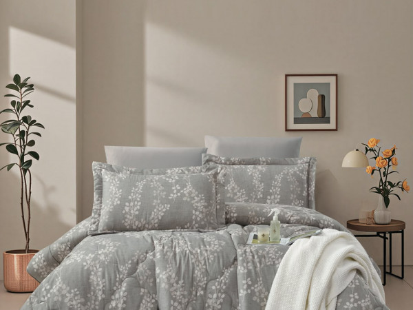 6-Piece Double Super King Size Comforter Set