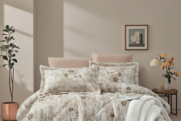 6-Piece Double Super King Size Comforter Set