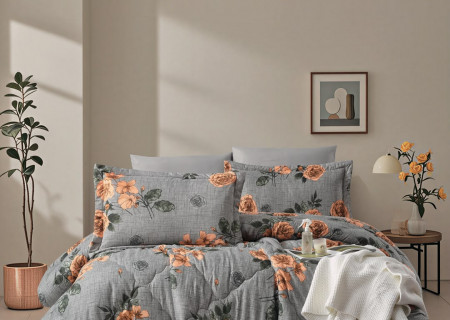6-Piece Double Super King Size Comforter Set