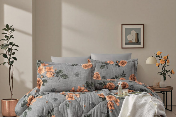 6-Piece Double Super King Size Comforter Set