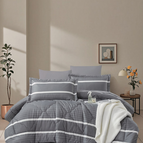 6-Piece Double Super King Size Comforter Set
