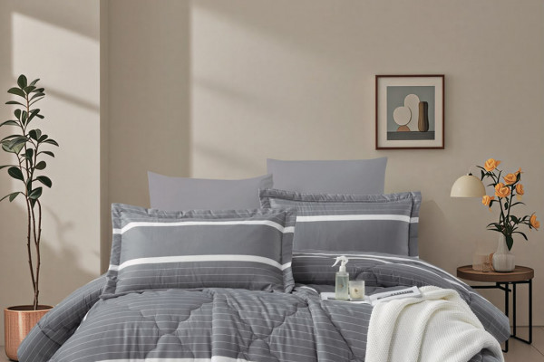 6-Piece Double Super King Size Comforter Set