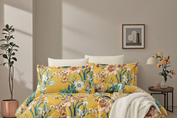 6-Piece Double Super King Size Comforter Set