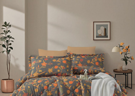 6-Piece Double Super King Size Comforter Set