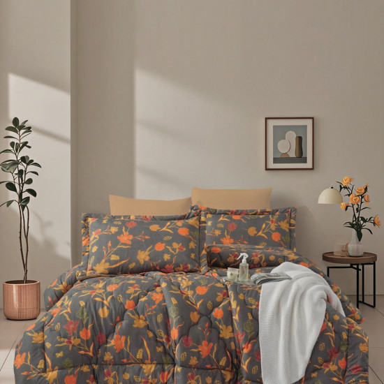 6-Piece Double Super King Size Comforter Set