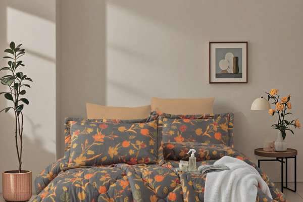 6-Piece Double Super King Size Comforter Set