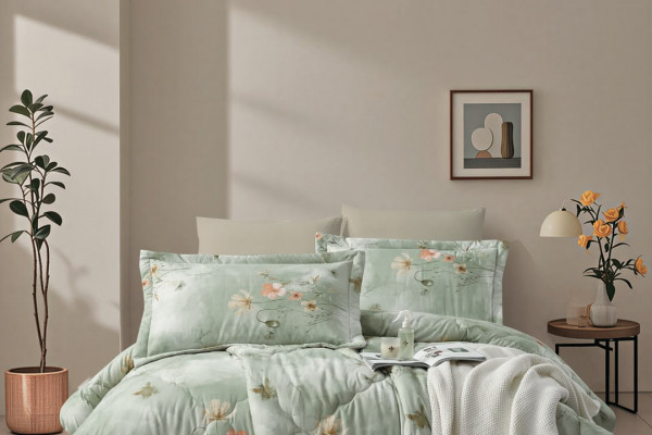 6-Piece Double Super King Size Comforter Set
