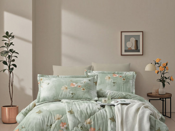 6-Piece Double Super King Size Comforter Set
