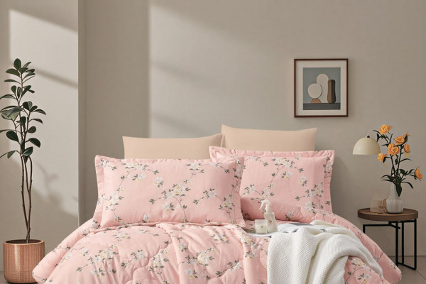6-Piece Double Super King Size Comforter Set