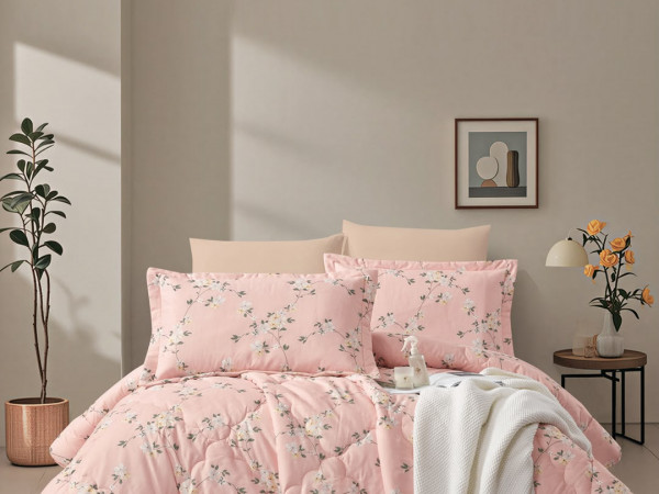 6-Piece Double Super King Size Comforter Set