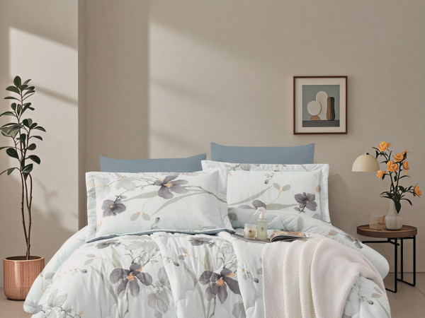 6-Piece Double Super King Size Comforter Set