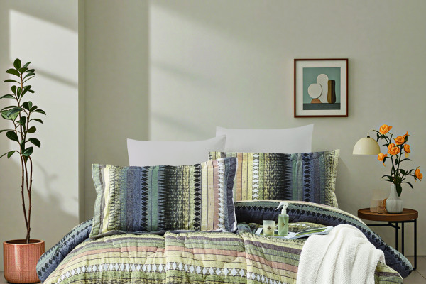 6-Piece Double Super King Size Comforter Set