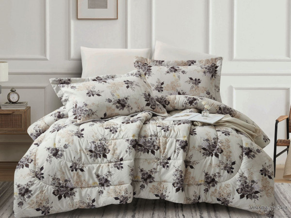 6-Piece Double Super King Size Comforter Set