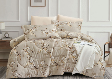 6-Piece Double Super King Size Comforter Set