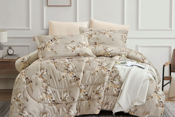 6-Piece Double Super King Size Comforter Set