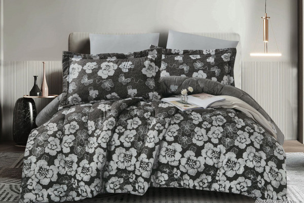 6-Piece Double Super King Size Comforter Set