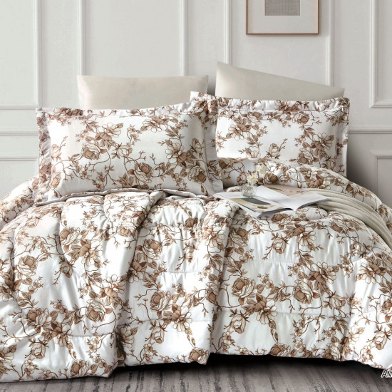 6-Piece Double Super King Size Comforter Set 6-Piece Double Super King Size Comforter Set