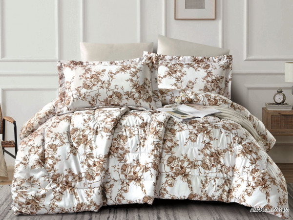 6-Piece Double Super King Size Comforter Set