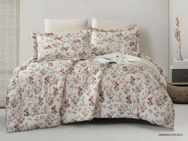 6-Piece Double Super King Size Comforter Set