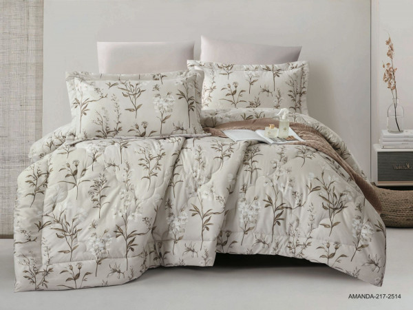 6-Piece Double Super King Size Comforter Set