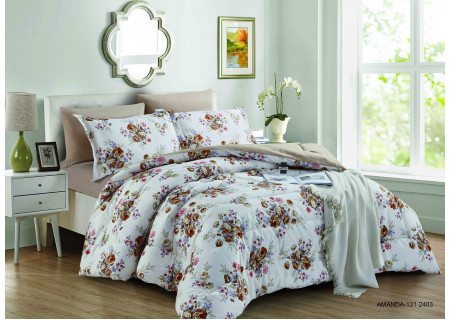 6-Piece Double Super King Size Comforter Set