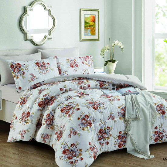 6-Piece Double Super King Size Comforter Set