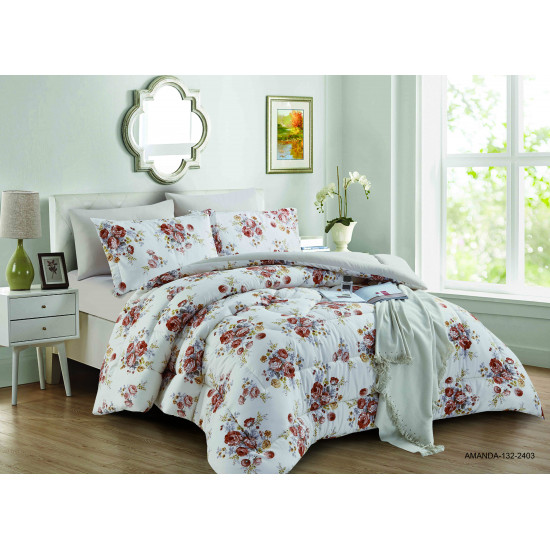 6-Piece Double Super King Size Comforter Set