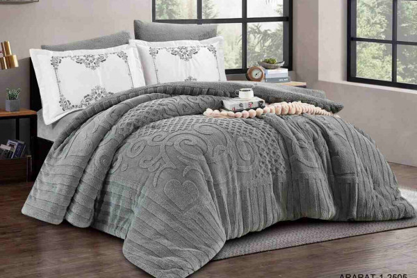 6-Piece Double Winter Comforter Set with Embroidered Pillowcases - Winter Collection