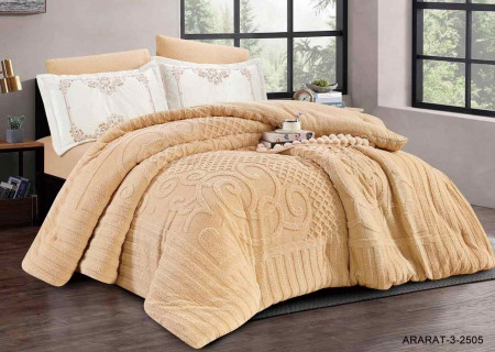 6-Piece Double Winter Comforter Set with Embroidered Pillowcases - Winter Collection