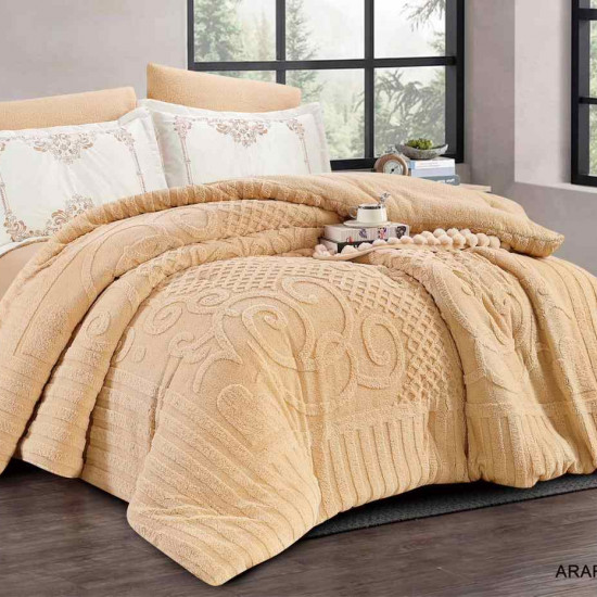 6-Piece Double Winter Comforter Set with Embroidered Pillowcases - Winter Collection
