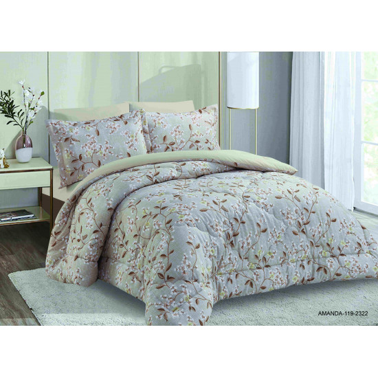 4-Piece Single Size Comforter Set