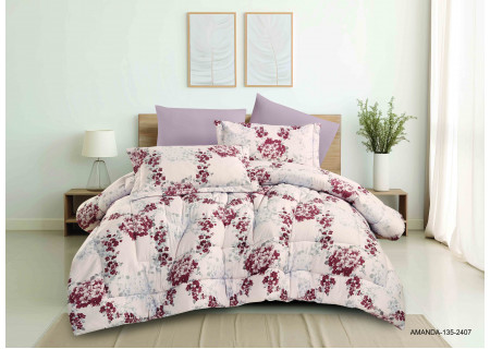 6-Piece Double Super King Size Comforter Set