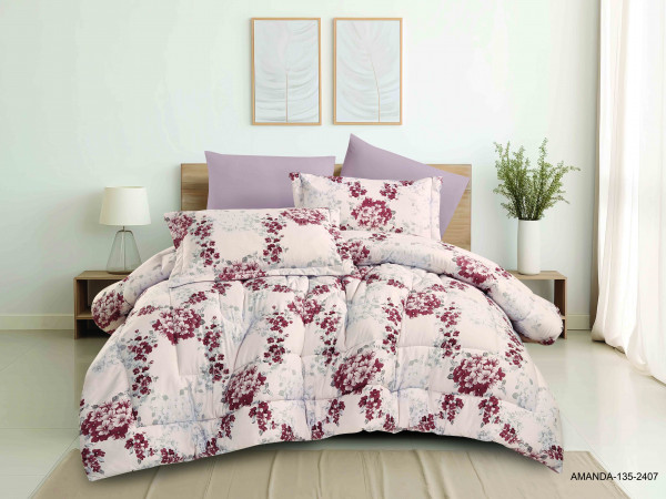 6-Piece Double Super King Size Comforter Set