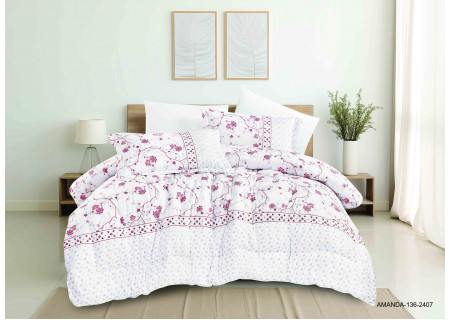 6-Piece Double Super King Size Comforter Set