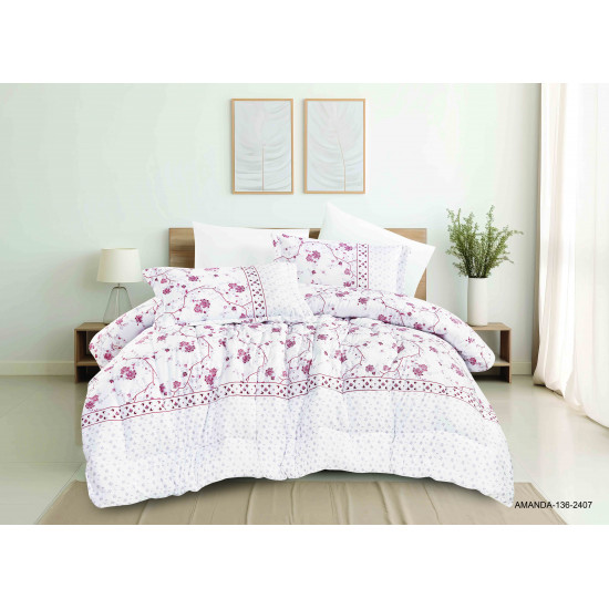 6-Piece Double Super King Size Comforter Set