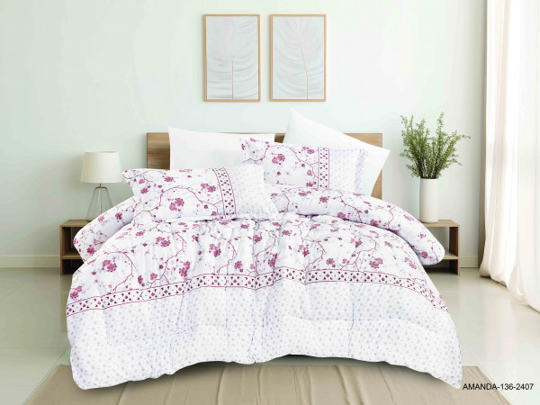 6-Piece Double Super King Size Comforter Set