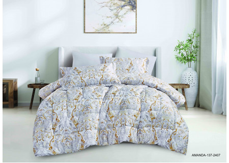 6-Piece Double Super King Size Comforter Set