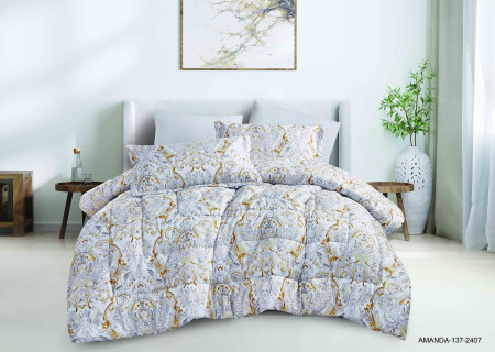 6-Piece Double Super King Size Comforter Set