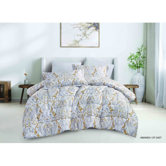 6-Piece Double Super King Size Comforter Set