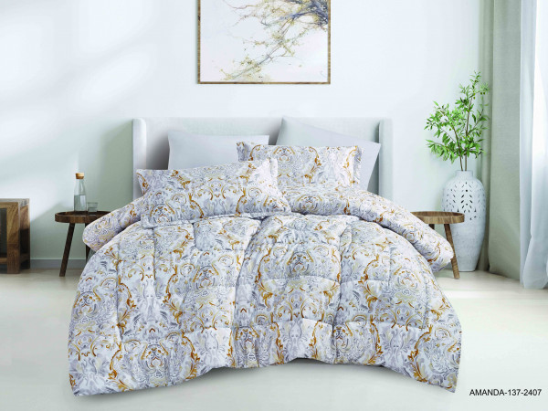 6-Piece Double Super King Size Comforter Set