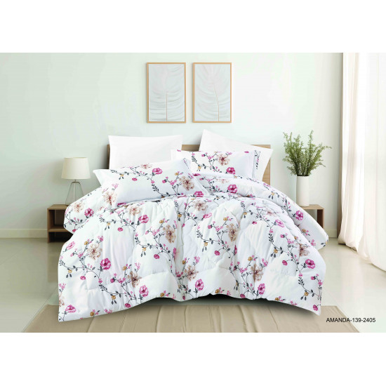 6-Piece Double Super King Size Comforter Set