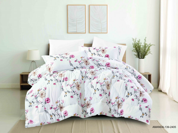 6-Piece Double Super King Size Comforter Set