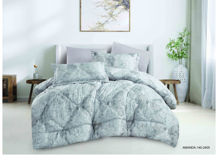 6-Piece Double Super King Size Comforter Set